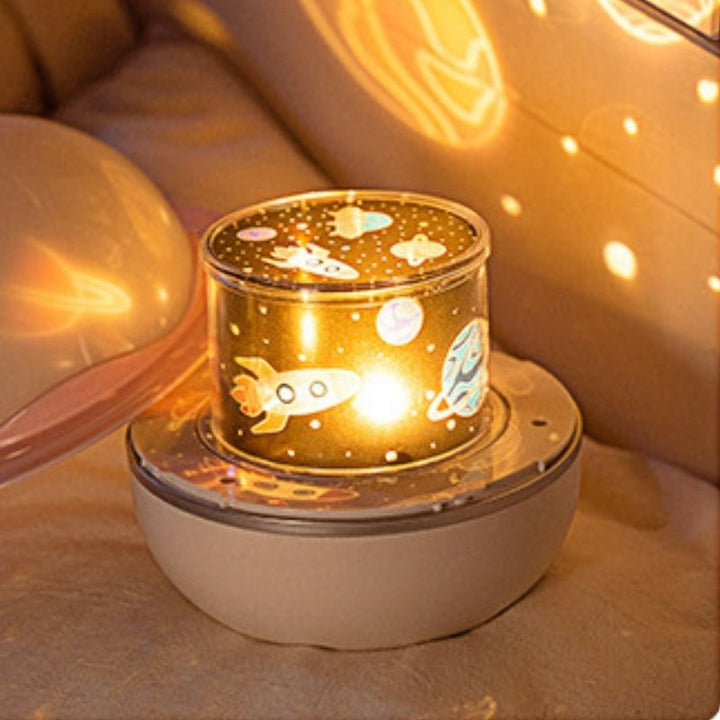 Veilleuse Bébé Projecteur Galaxie 360° Rotation - Silumen