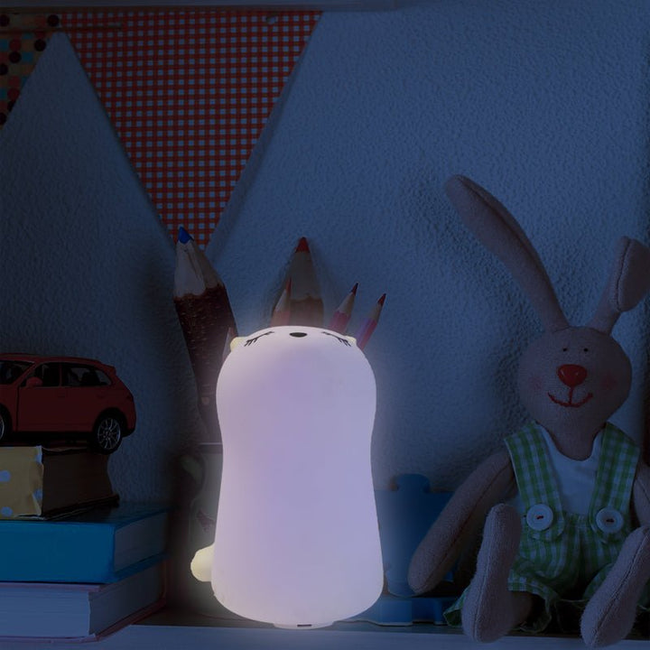 Veilleuse de Nuit Chat Debout Tactile en Silicone (avec câble usb) - Silumen