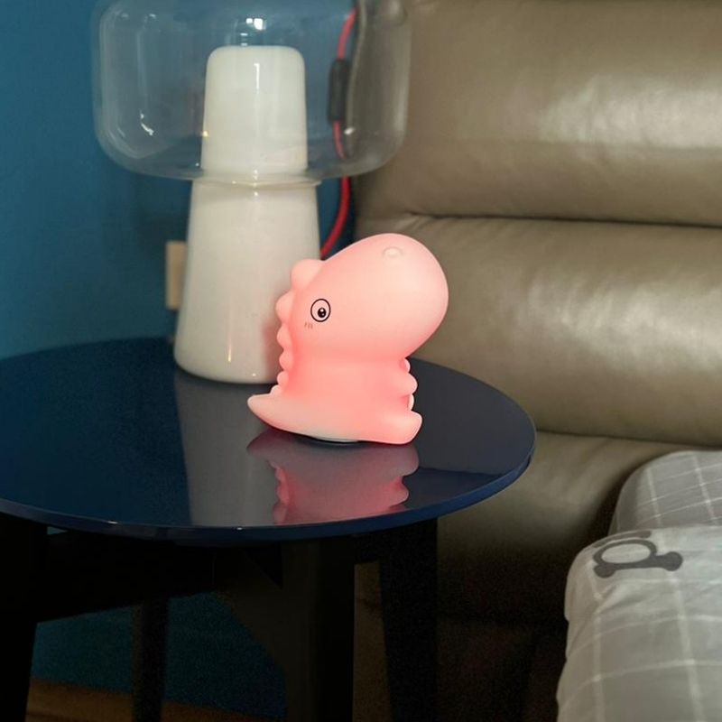 Veilleuse de Nuit Dinosaure Tactile en Silicone (avec câble usb) - Silumen