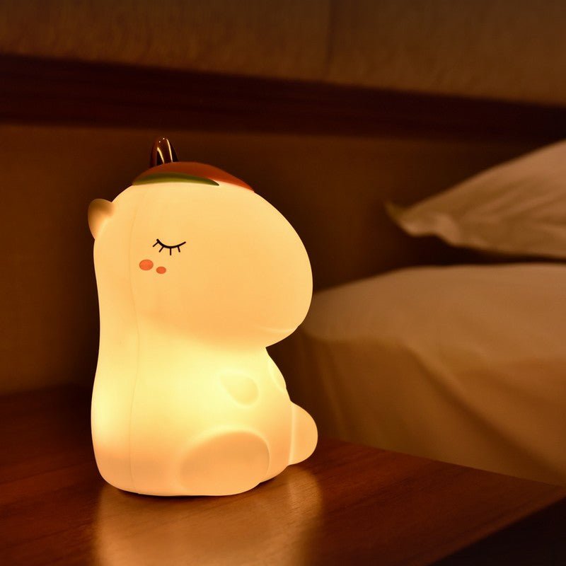 Veilleuse Licorne de nuit LED Tactile en silicone (avec câble usb) - Silumen