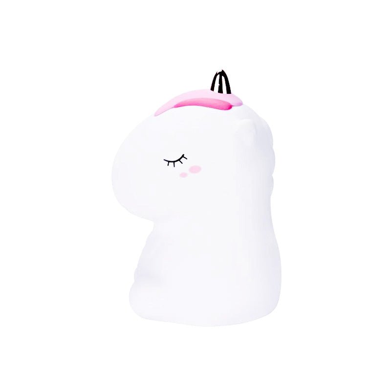 Veilleuse Licorne de nuit LED Tactile en silicone (avec câble usb) - Silumen