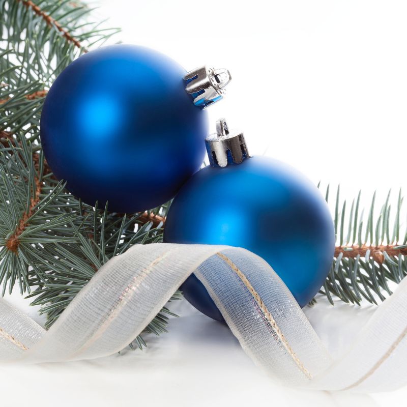 Déco Sapin Bleu