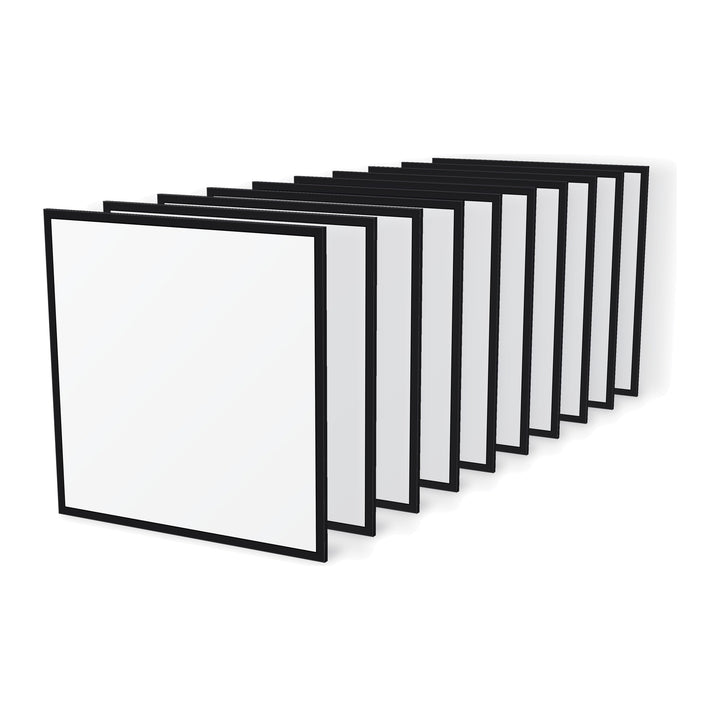 Pack de 10 - Dalle LED Cadre Lumineux CCT 60x60 36W - Cadre Noir