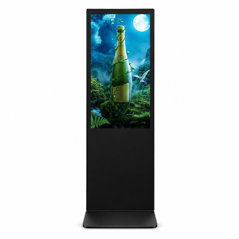 Écran Publicitaire Tactile 43" Totem Affichage Android 2K sur Pied - Commerces et Restaurants