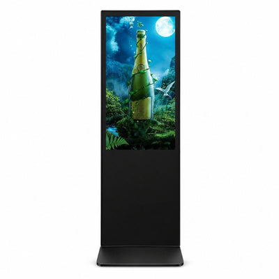 Écran Publicitaire Tactile 43" Totem Affichage Android 2K sur Pied - Commerces et Restaurants