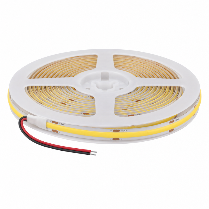 Ruban LED COB 10m 24V IP20 320LED/m 8.7W/M CRI90