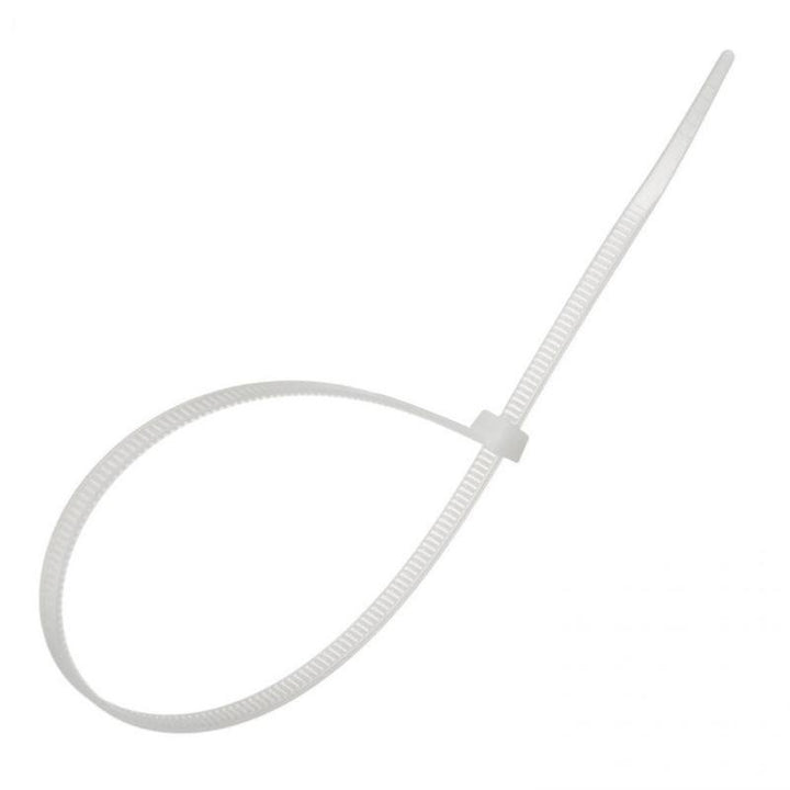 Serre-câble 100 x 3,5mm Blanc - Pack de 100