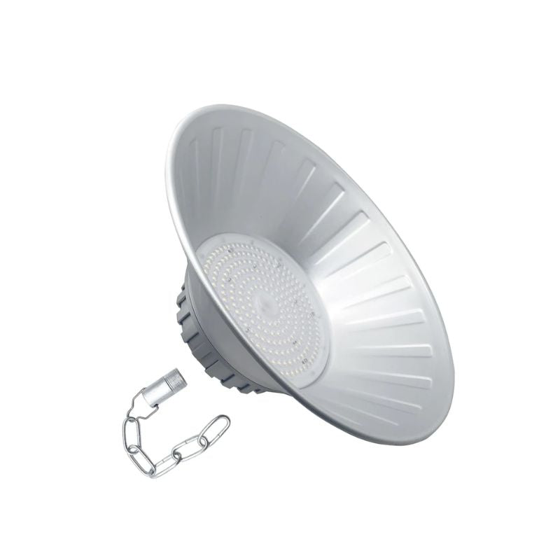 Industriële LED Bel 100W 120° Zilver