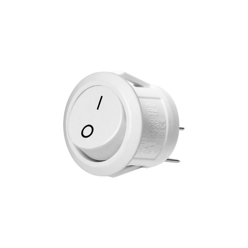 Interrupteur à Bascule Unipolaire On-Off 6.1A 250V - Blanc