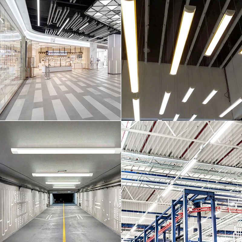 Réglette LED étanche 150cm 46.5W 120lm/W