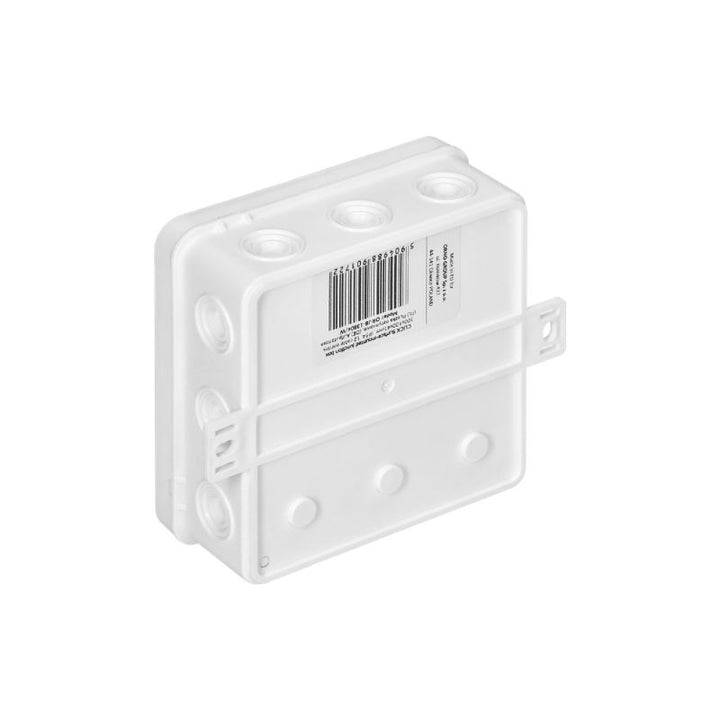 Boite de Dérivation en Saillie 12 Entrées 100x100x41 mm - Blanc