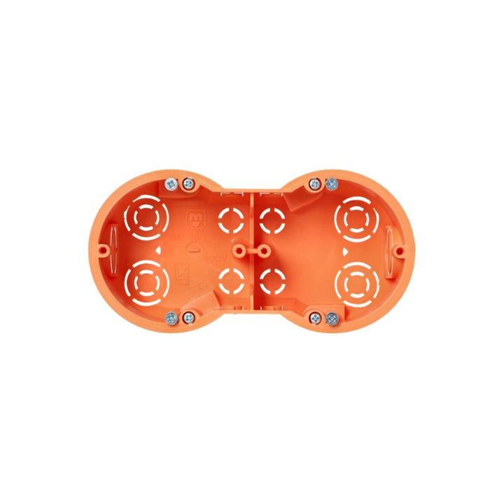 Boîte d'Encastrement Double pour Cloisons 60mm Profondeur