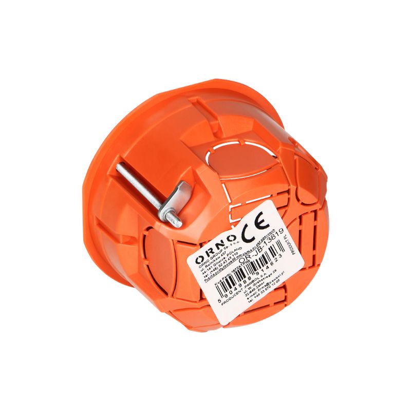 Boîte d'Encastrement pour Cloisons 60mm Profondeur - Rond