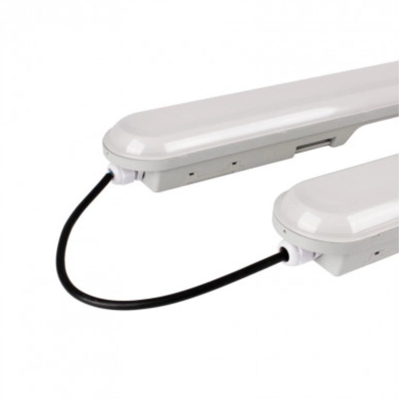 Réglette LED étanche Interconnectable 40W 120 cm avec éclairage de secours