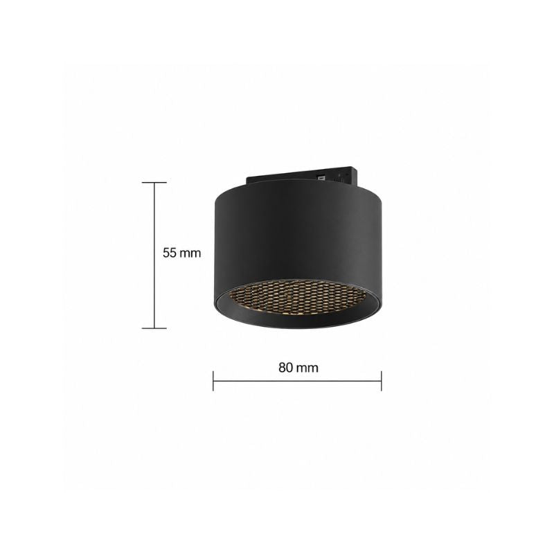 Projecteur LED Nid d'Abeille 10W pour Rail Magnétique M05 48V