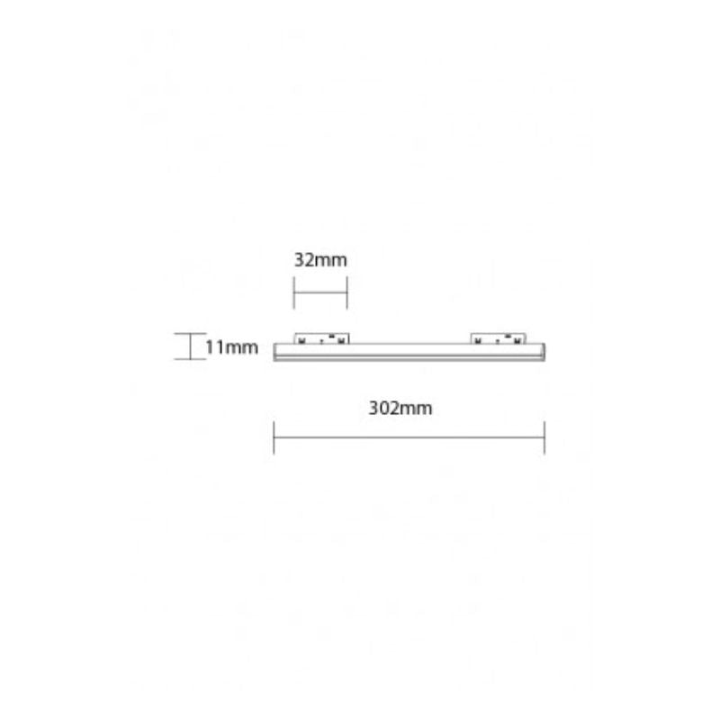 Proyector Lineal LED 30cm 10W para Rail Magnético M05 48V