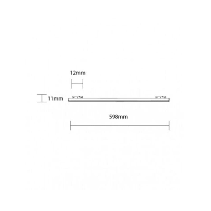 Projecteur Linéaire LED 60cm 20W pour Rail Magnétique M05 48V