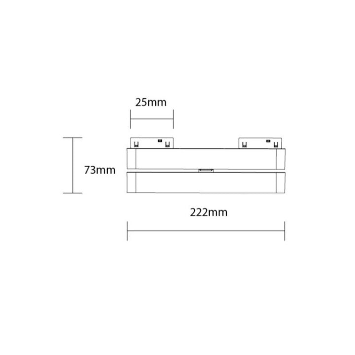 Projecteur Linéaire LED Orientable 12W pour Rail Magnétique M05 48V