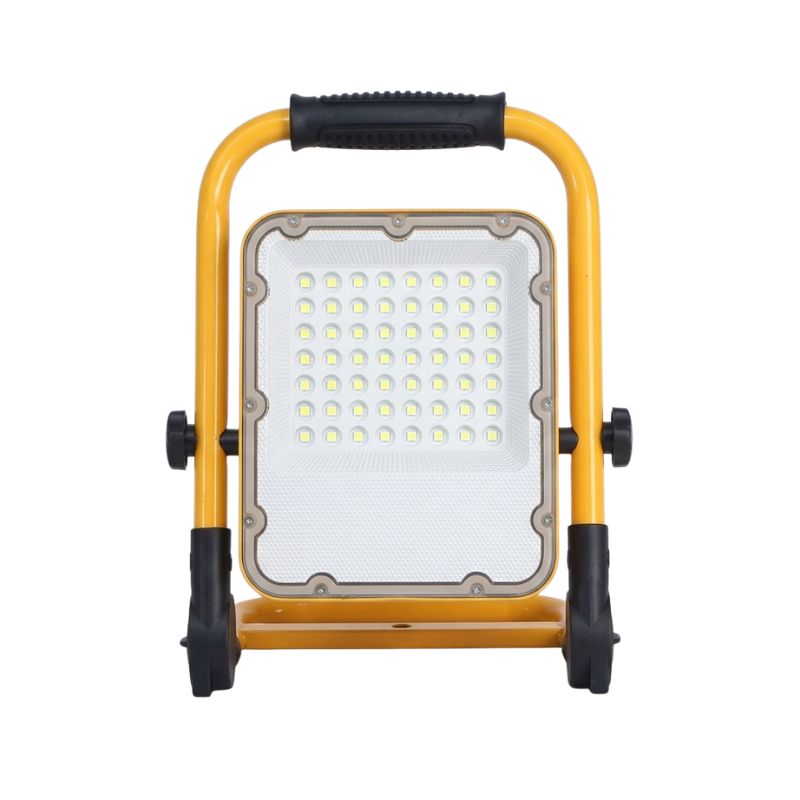 Projecteur LED SMD Rechargeable 20W IP65 JAUNE