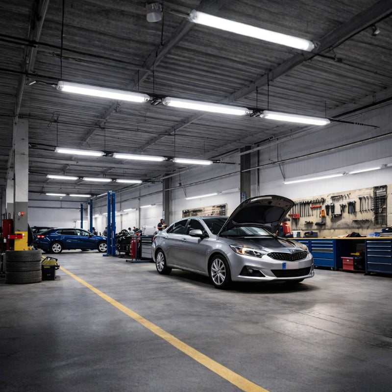 Réglette LED étanche Interconnectable 40W 120 cm avec éclairage de secours