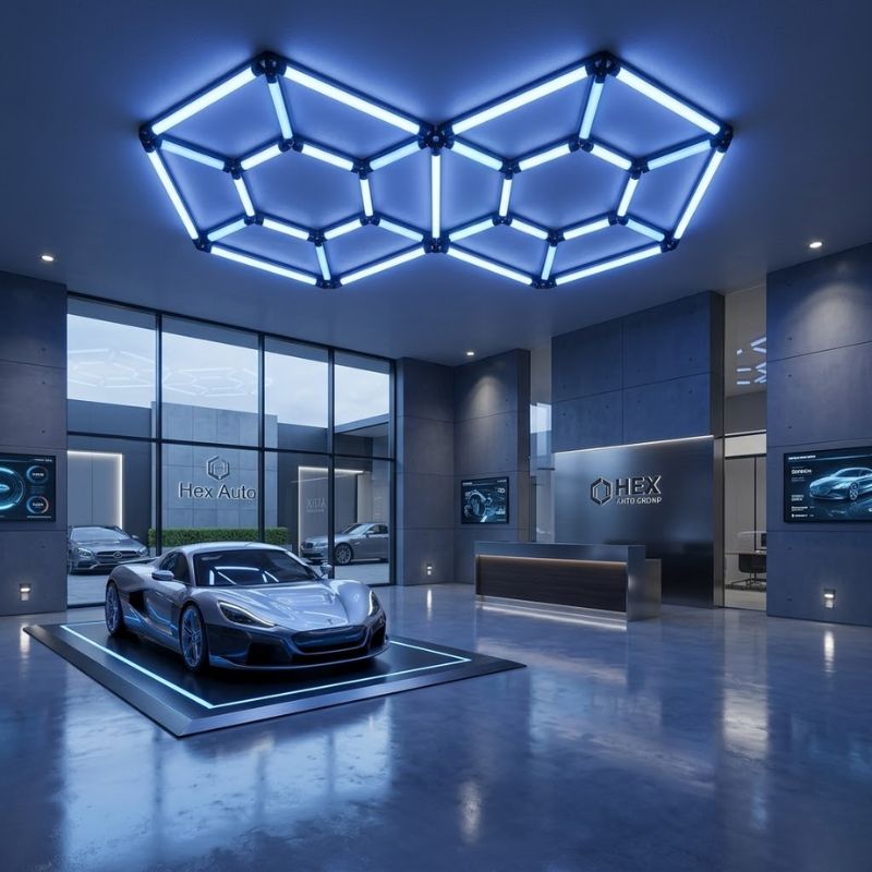 Kit 14 LED Hexagonal 315W - Forme Double Hexagone