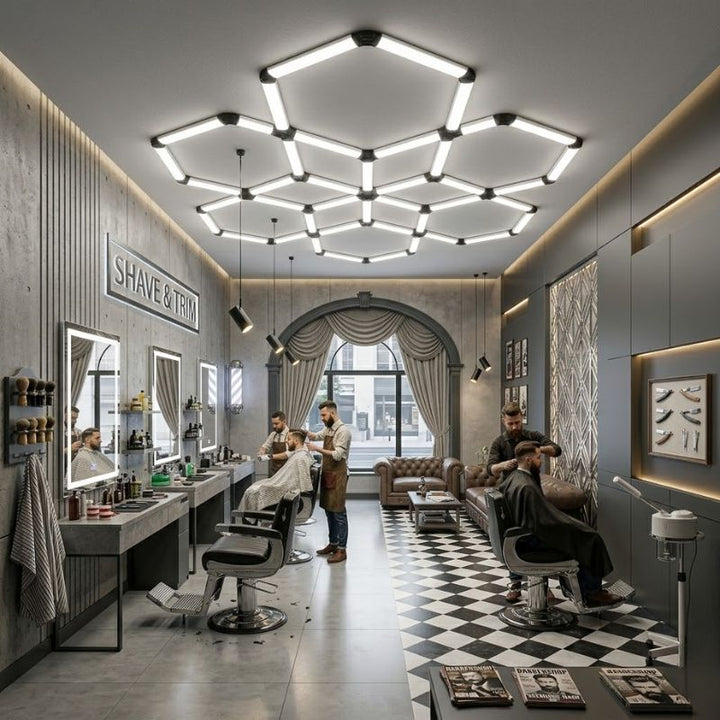 Kit 12 LED Hexagonal 294W - Forme Nid d'Abeille