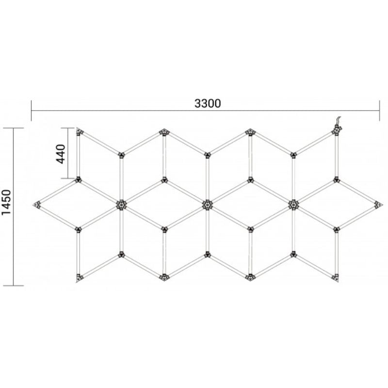 Kit 16 LED 294W - Forme Étoile