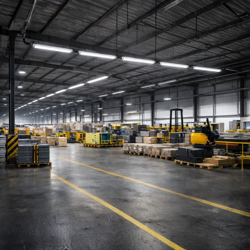 Réglette LED étanche Interconnectable 40W 120 cm avec éclairage de secours