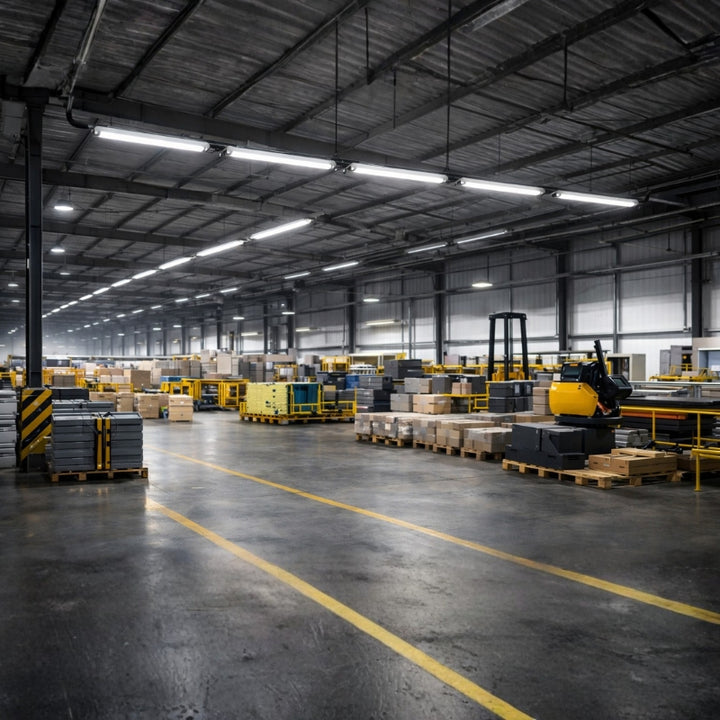 Réglette LED étanche Interconnectable 55W 150 cm avec éclairage de secours