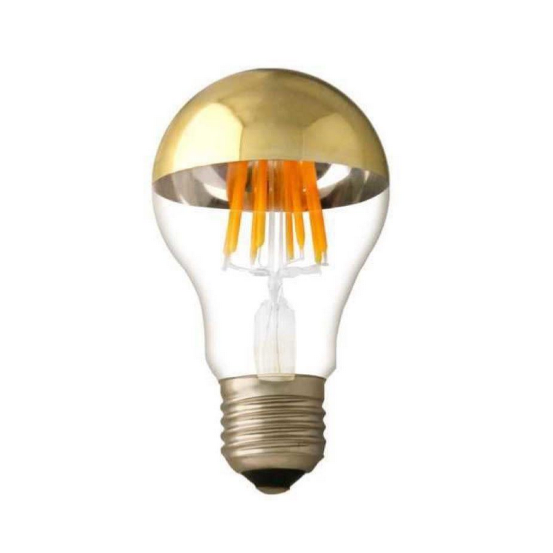 Ampoule E27 LED Filament 7W A60 Reflet Or