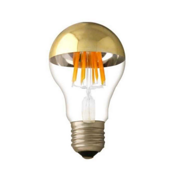 Ampoule E27 LED Filament 7W A60 Reflet Or