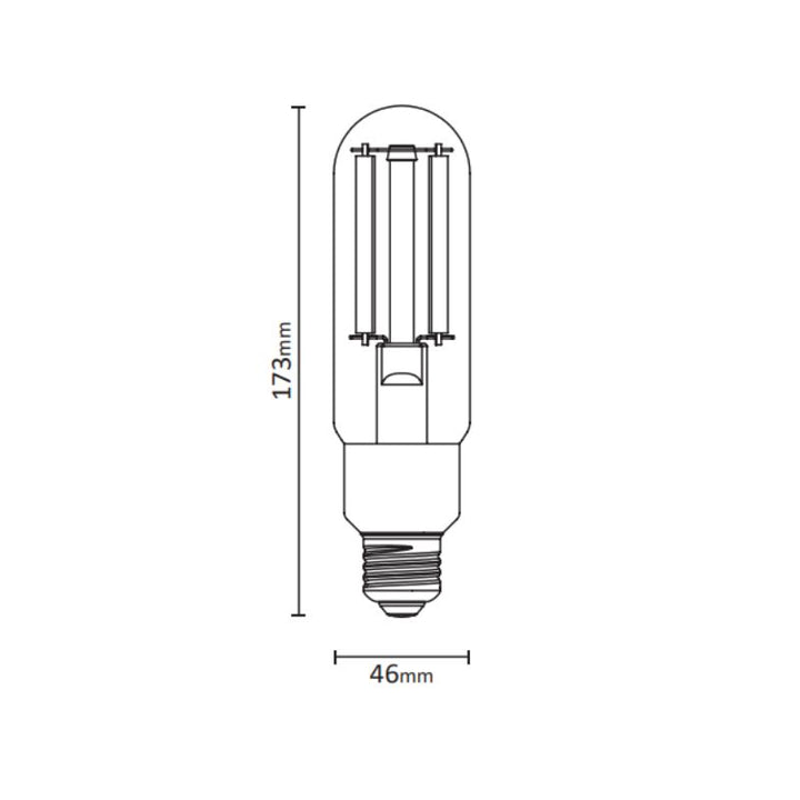 Ampoule LED E27 18W à Filament T46 2700lm Haut Rendement