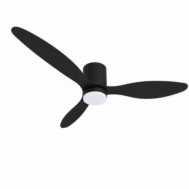 Ventilateur de Plafond LED 18W CCT Noir avec Télécommande Ø107cm