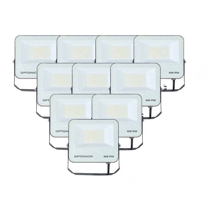 Projecteur 50W IP65 CCT Noir - 3000K/4000K/6000K ( Pack de 10 )