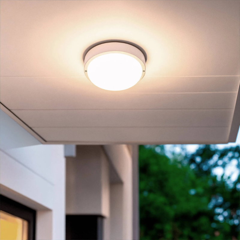 Plafonnier LED Extérieur Rond 25W Blanc IP65 Ø175 mm