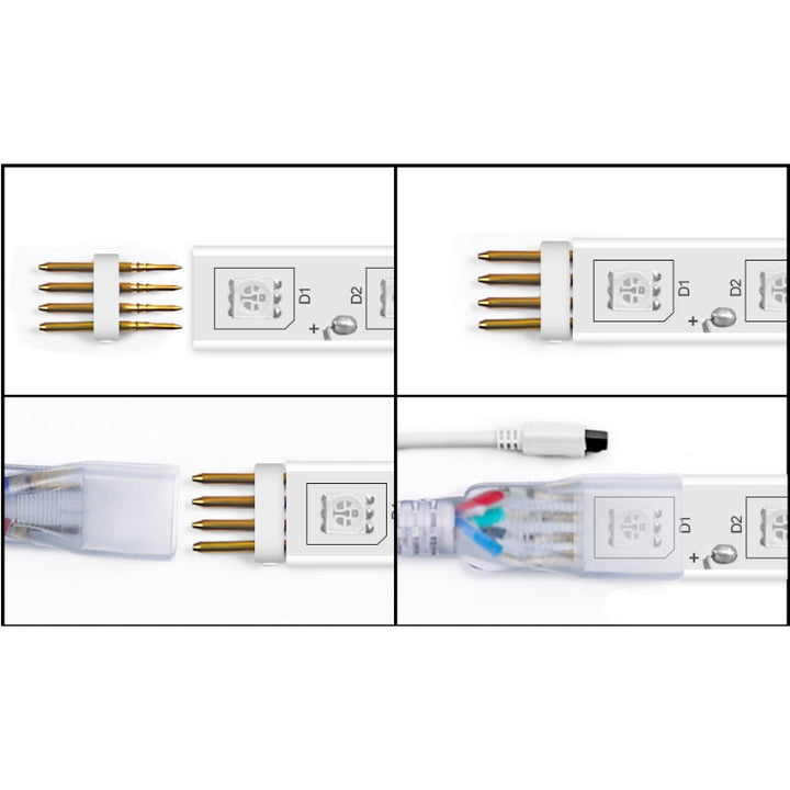 Ruban LED 220V Recoupable 50M 5050 RGB IP65 60LED/m