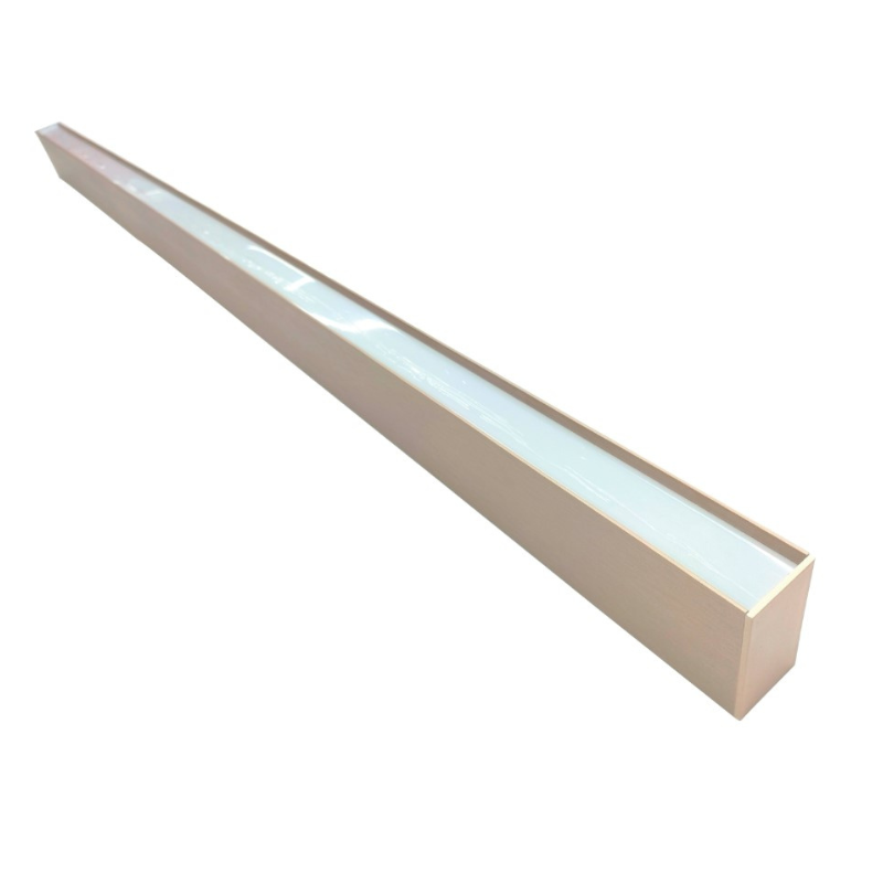 Suspension Linéaire 38W Effet Champagne Doré CCT - 2800K/4500K/6000K