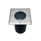 Spot LED Extérieur Encastrable Carré pour Ampoule GU10