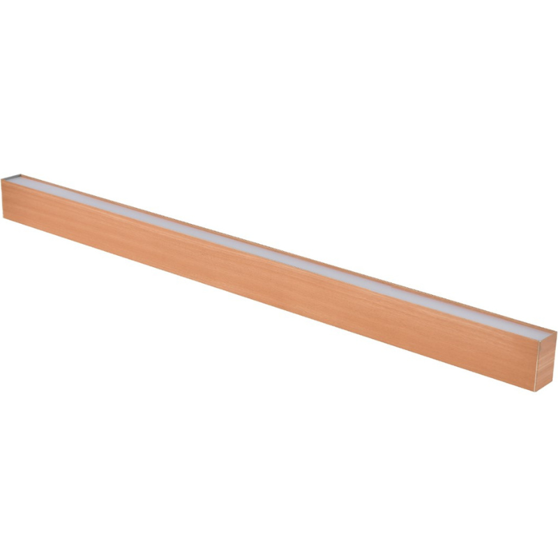 Suspension Linéaire 38W Effet Bois CCT - 2800K/4500K/6000K