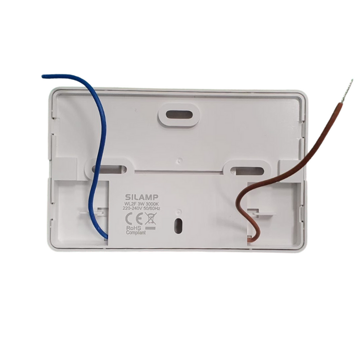 Balise LED Saillie 3W 220V 120° Blanc IP44 pour Escalier - Pack de 10