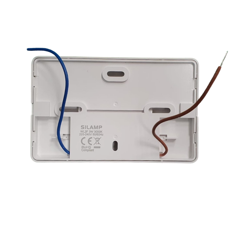 Balise LED Saillie 3W 220V 120° Blanc IP44 pour Escalier