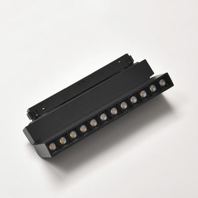 Draaibare ledspot voor magnetische rail 48V DC 12W zwart