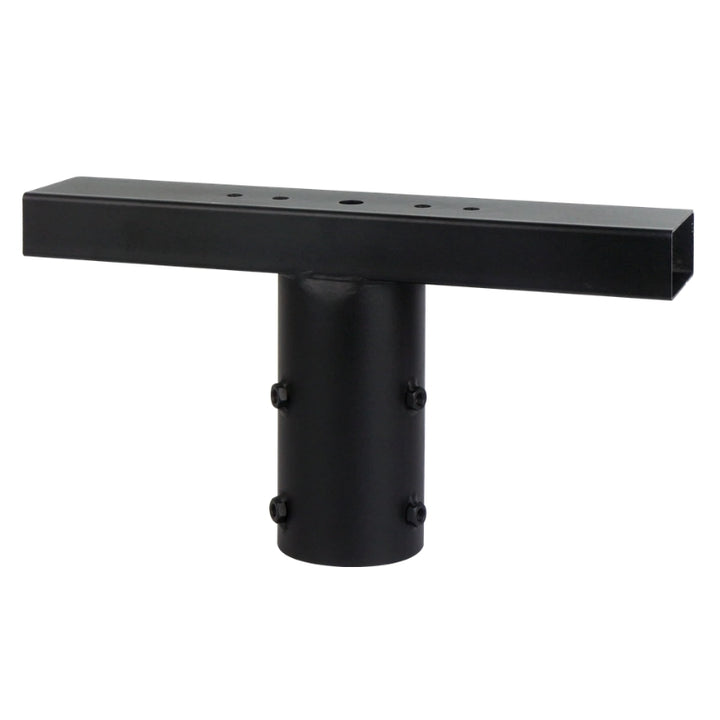 Support de Projecteur T pour Mât d'Éclairage Noir