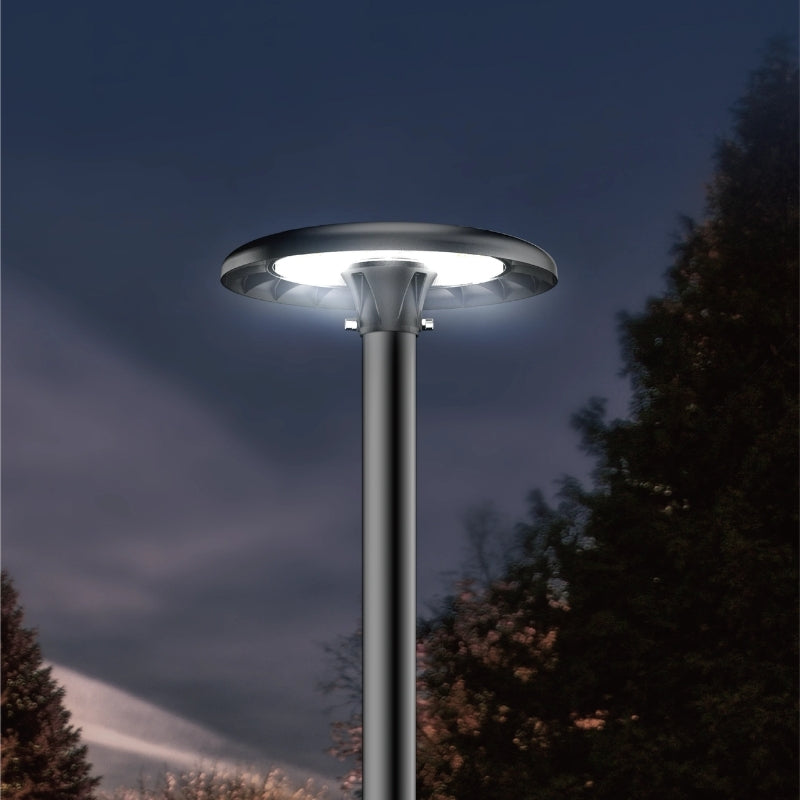 Lampadaire Public LED 80-120W 120lm/W IP65 IK08 Noir CCT - 3000K/4000K/6000K