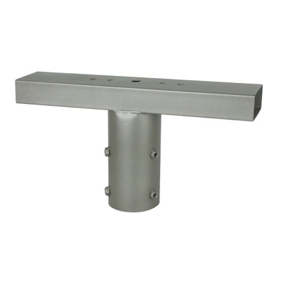 Support de Projecteur T pour Mât d'Éclairage Gris