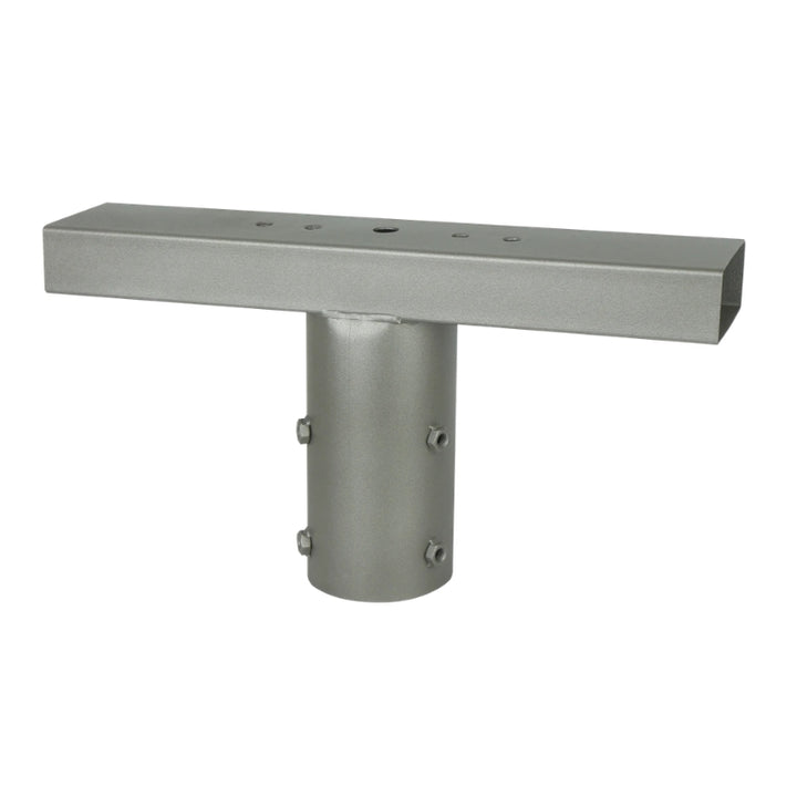 Support de Projecteur T pour Mât d'Éclairage Gris