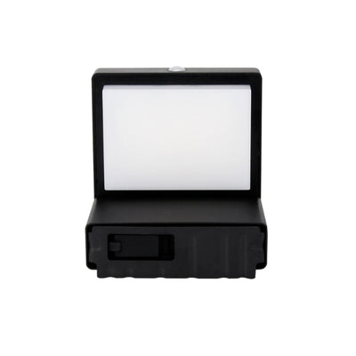 Applique Murale Solaire 220lm USB-C Carré IP54 Noir