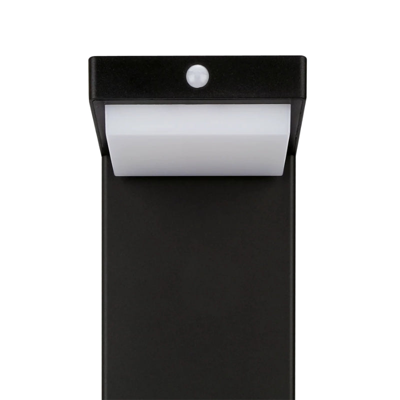 Borne de Jardin Solaire à Piquer 220lm USB-C Carré IP54 Noir