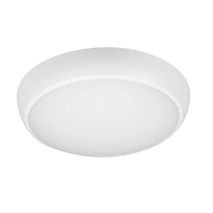 Plafonnier LED Rond 12/16W 100lm/W IP65 IK08 Blanc avec Module de Secours 3h + AT
