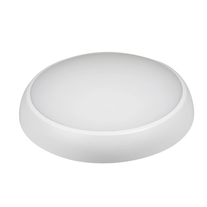 Plafonnier LED Rond 12/16W 100lm/W IP65 IK08 Blanc avec Module de Secours 3h + AT